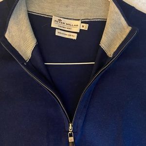 Peter Millar Navy Quarter Zip